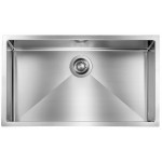 Lavello da Incasso 1 Vasca 77 x 45 cm Sottotop Acciaio Inox Satinato FILORAGGIATO CM 012006.X0.01.2018 - 012006XCSSP