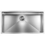 Lavello da Incasso Monovasca 85 x 45 cm Slim Acciaio Inox Satinato FILORAGGIATO CM 012027.X0.01.2018 - 012027XCSSP