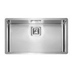 Lavello da Incasso Monovasaca 77 x 45 cm Sottotop Acciaio Inox Satinato PYPER CM 015308.X0.01.2063 - 015308XCSSP