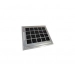 Baraldi 02HF230259 Hi-filter con telaio - Filtro antiodore lavabile e rigenerabile 230 x 259 mm