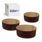 Cf 60 Stampo Basso In Carta Da Forno Ø 18,5 X H 6 Cm - 750 G Bakery 0320141