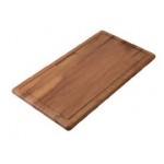 Tagliere scorrevole in legno iroko profondità mm 510 per lavello CM 094062 XXXXX