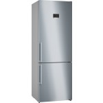 Frigorifero Combinato Libera Installazione No Frost Classe E Altezza 203 cm Larghezza 70 cm Acciaio Inox Serie 4 Bosch KGN49AICT