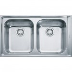 Lavello da Incasso 2 Vasche Inox NEX 620 86X51 Franke 101.0040.733 - 8585972