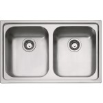 Lavello da Incasso 2 Vasche Inox Radar RRX 620 Franke 101.0053.243 - 8586292