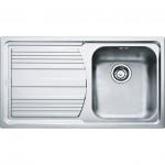 Lavello da Incasso 1 Vasca con Gocciolatoio a Sinistra Inox Logica Line LLX 611-L 86 x 50 Franke 101.0085.776 - 85863827