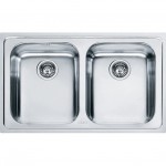 Lavello da Incasso 2 Vasche Inox Logica Line LLX 620 79 x 50  Franke 101.0153.289 - 8586384