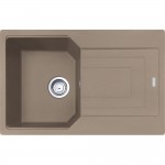 Lavello da Incasso Fragranite 1 Vasca con Gocciolatoio Reversibile 78 x 50 cm Oyster Serie Urban Franke UBG 611-78 - 114.0686.750