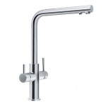 Miscelatore da Incasso Cucina Tripla Via Canna Girevole Cromato Franke Neptune Clear Water - 115.0370.689