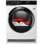Asciugatrice a Pompa di calore Classe energetica A+++  8 Kg Oblò Nero AbsoluteCare Plus con 3D Scan Motore Inverter Cesto ProTex XXL Bianco Aeg TR9HG83B 