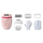 Epilatore compatto con filo e Opti-light, 7 accessori Philips Satinelle Essential BRE285/00 