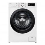 Lavatrice Carica Frontale Libera installazione 8,5 kg AI DD Serie V3 Classe A 1200 giri/min. Lavaggio a vapore Wi-Fi Inverter Direct Drive Bianca LG F2WV308S6AW