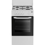 Beko CSG 42009 DW Cucina a Gas 4 Fuochi a Gas Forno Gas Dimensioni 50 x 50 cm Colore Bianco 