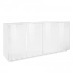 Credenza mobile soggiorno cucina 180cm design moderno bianco Made in Italy