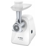 Bosch MFW2500W Tritacarne Elettrico Potenza 350 Watt Dischi in Acciaio Inossidabile Bianco 