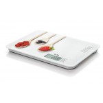 Laica KS5020W Bilancia da cucina digitale elettronica Portata Massima 20 kg con Tasti Touch Sensor 