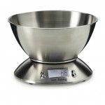 Innoliving INN-127 Bilancia Elettronica Digitale da Cucina con Grande Ciotola da 2L in Acciaio Inox 