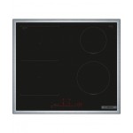 Piano Cottura da Incasso Induzione 60 cm 4 Zone CombiZone Nero con cornice inox Comandi Touch Control Bosch Serie 6 PVS645HB1E