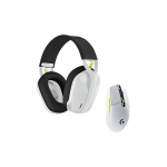 Cuffie gaming G SERIES Bundle Wireless Combo Special Edition White e Black Logitech 981-001230