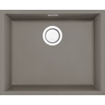 Lavello da Incasso 1 Vasca Integra 105 54x44 Dove Grey 93 Installazione Bordo Integrato Elleci LKQ10593BIN