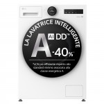 LG Serie X7 F4X7011TWB Lavatrice Carica Frontale Libera installazione 11 kg Classe A-40% 1400 giri/min. Next AI DD Easy Circle Control Wi-Fi  AI Wash  Funzione Vapore TurboWash Ivory White Bianco