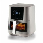 Ariete 4626 Friggitrice ad aria 6L, 1300 W, Capacità 6L, Capacità di cottura 2,5kg, 8 programmi preimpostati, Temperatura fino a 200°, Cestello trasparente per controllo cottura, Bianco