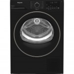 Hotpoint Ariston HPT 94D BBS IT Asciugatrice libera installazione a Pompa di Calore 9 kg Classe C GentleCare Funzione Vapore PetHaircare colore Nero