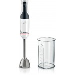 Bosch MSM4W210 ErgoMaster Serie 4, Frullatore a Immersione Motore da 600 Watt Sistema QuattroBlade -  Accessori Inclusi -  Bianco