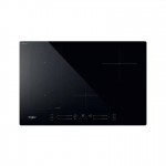 Piano Cottura da Incasso Induzione 77 cm 4 Zone FlexiCook Vetro Nero CleanProtect Whirlpool WL S2177 CPNE