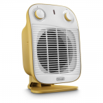 Termoventilatore silenzioso e leggero De Longhi VERTICAL EDGE Hfs50B20 Bianco e Giallo 2000W 0114581019