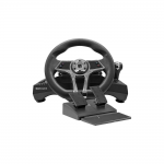 Volante e pedaliera simulatore guida PLAYSTATION 4 Hurricane+5 Wheel Black e Grey Xtreme Videogames 90429
