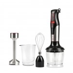Girmi MX3900 Mixer Frullatore a Immersione con Kit 800 Watt - 4 Lame - Fusto 19 cm Nero