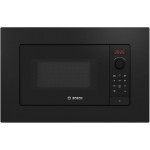 Bosch Serie 2 BFL623MB4 Forno Microonde da incasso 20 Litri Altezza 38 cm  800 Watt Finitura Nero
