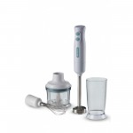 Ariete 601 Mini Pimer 3in1 700 W 2 velocità - Lama in acciaio inox Bianco e Celeste