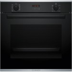 Bosch HBA274BB3F Serie 4 Forno da Incasso Multifunzione Elettrico 60 cm Nero Classe A+ Pirolitco - Manopole push pull