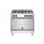 La Germania AMN965EXV/24 Cucina Libera installazione 90 x 60 cm 5 Fuochi Gas Forno Elettrico Multifunzione Acciaio Inox 