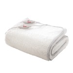 Ardes AR422  Riscaldaletto elettrico 120W Lana Bianco Coperta Matrimoniale