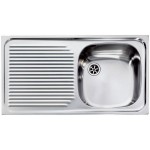 Lavello da Incasso 1 Vasca con gocciolatoio a Sinstra 79 x 42 cm Sopratop Acciaio Inox satinato CM AURORA 011011.D1.01.2016 - 011011 DCSSX