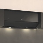 Baraldi ARIAL Cappa a Parete 60 cm Nera – 700 m³/h – Installazione filo pensile - 01ARIPA060BL70