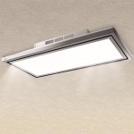 Baraldi FLEXIA FREE Cappa a Soffitto  120 x 60 cm Filtrante Inox con Pannello Luminoso 1300 m³/h - 01FLEFR120STW13