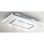 Baraldi STIVIA FREE Cappa a Soffitto 90 x 60 cm Filtrante Inox e vetro Bianco  1300 m³/h - 01STVFR090STW13