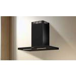 Baraldi LEA DRYDROP Cappa a Parete 60 cm Nera con sistema Anticondensa – 800 m³/h - 01LEA060BL80DD