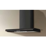 Baraldi LIVING Cappa a Parete 60 cm Nera – 800 m³/h con Sanificatore – 800 m³/h - 01LIV060BL80
