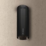 Baraldi RODIA Cappa a Parete Cilindrica 90 cm Nera – 900 m³/h – Design e Potenza - 01ROD305BL90