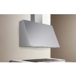 Baraldi WALL Cappa a Parete 90 cm Inox –  Aspirante e Purificante con Tecnologia AirO’ - 01WAL090ST80