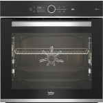 Forno da Incasso Multifunzione Elettrico 60 cm Pirolitico 15 funzioni Classe A Estetica Cristallo nero Acciaio inox Display TFT Wi-Fi HomeWhiz Serie bPRO700 Beyond Beko BBIM13500XPSW