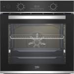 Forno da Incasso Multifunzione Elettrico 60 cm assistito a vapore Classe A+ AeroPerfect Cristallo nero e Acciaio inox Beyond b300 Linea Nature Beko BBIS13300XMSE