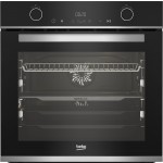 Forno da Incasso Multifunzione Elettrico 60 cm Classe A+ AeroPerfect Split e Cook Cristallo nero Acciaio inox Beyond bPRO500 Linea Nature Beko BBVM13400XDS