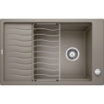 Lavello 1 Vasca con Gocciolatoio Reversibile Sopratop 78 x 50 cm Silgranit Tartufo ELON XL 6 S BLANCO 1518743 - 518743