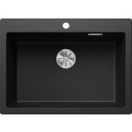 Lavello Monovasca Sopratop 70 x 51 cm Silgranit Nero PLEON 8 Split BLANCO 1525957 - 525957 